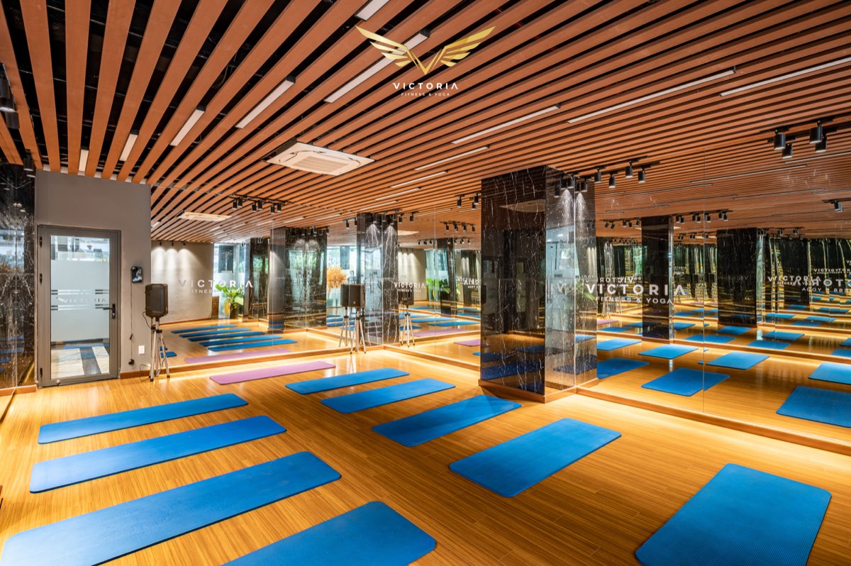 Phòng Yoga tại Victoria Nguyễn Gia Trí